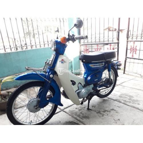 Honda C70 Warna Biru Produksi 1975 Barang Langka Surat BPKB Plat D - Sukabumi
