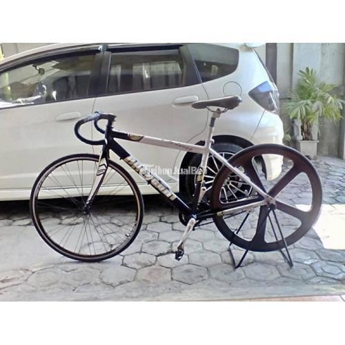 Sepeda Fix Gear Frame Polygon Alloy Fork Scott Carbon alu Rims