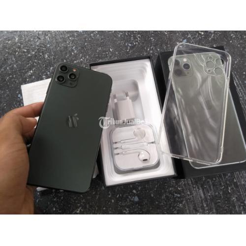 IPhone 11 PRO MAX HDC Warna Hitam dan Green Fullset Barang Baru di Bali