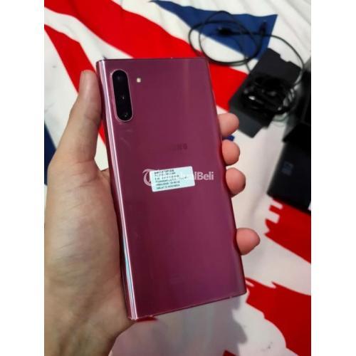 HP Bekas Samsung Note 10 Pink 8/256GB Fullset Harga Murah - Bogor