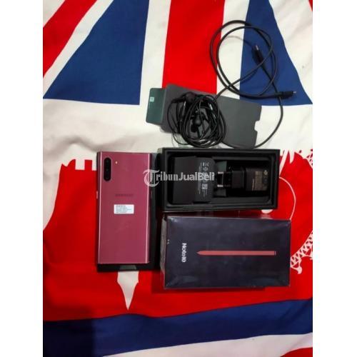 HP Bekas Samsung Note 10 Pink 8/256GB Fullset Harga Murah - Bogor
