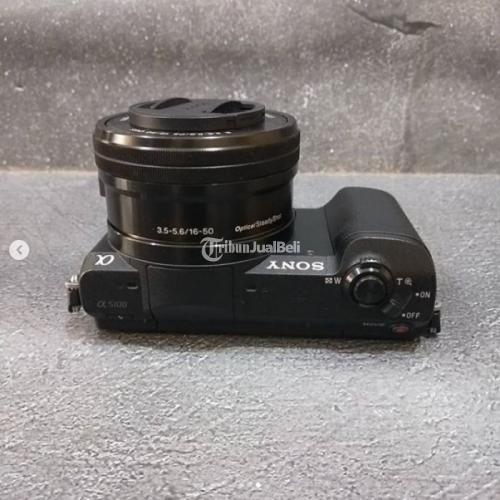 Kamera Mirrorless Bekas Sony A5100 Kit SC 4rb Normal Harga Murah di