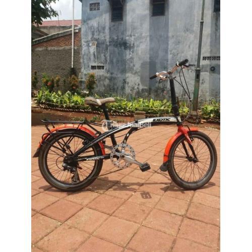 Sepeda Lipat Exotic Bekas Harga Rp 1,1 Juta Nego Size 20 Normal Murah