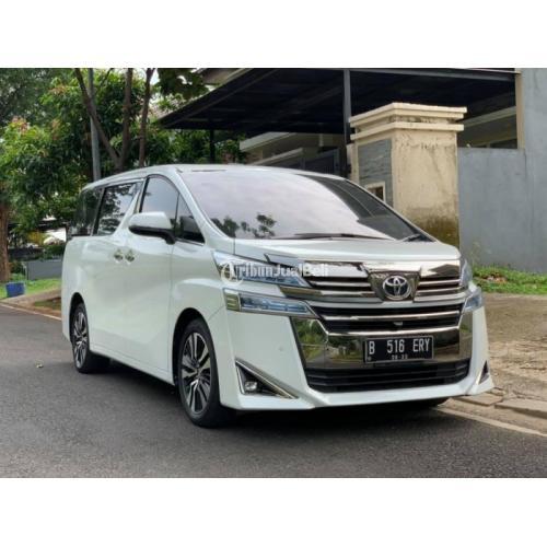 Mobil Mewah Bekas Toyota Vellfire 2.4 G Facelift AT 2018 ATPM Harga Nego - Bekasi