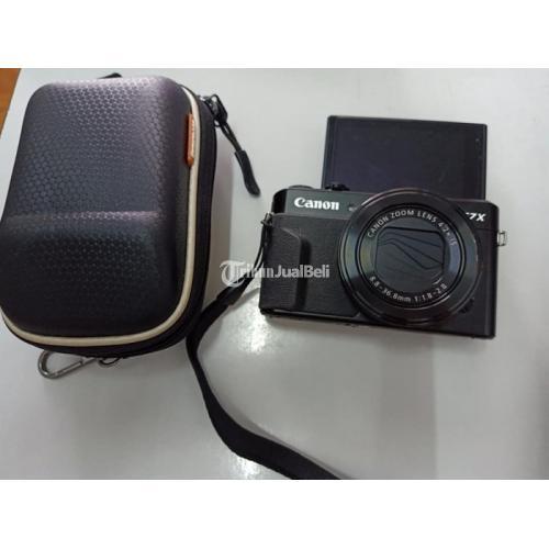 Kamera Mirrorless Canon G7X Mark II Mulus Fullset Bonus Kit Harga