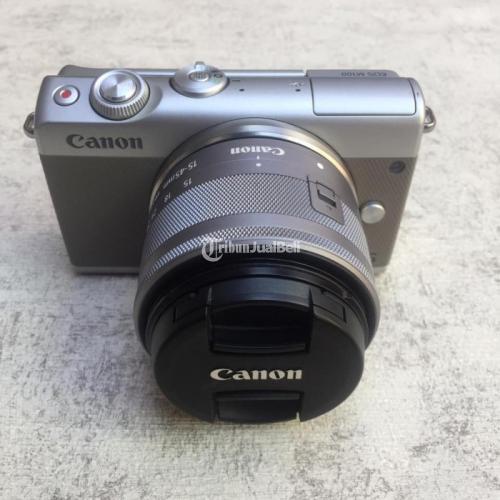 Kamera Bekas Canon Mirrorless M100 Harga Murah Normal Berkualitas di