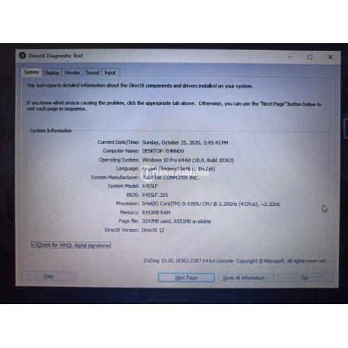 Laptop Asus X455LF Bekas Harga Rp 3,5 Juta Core i5 Ram 8GB Murah