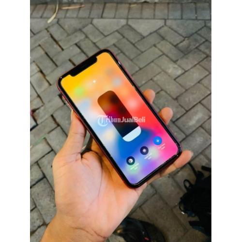 HP Bekas iPhone 11 Red 64GB Resmi iBox Normal Mulus Fullset - Surabaya