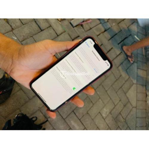 HP Bekas iPhone 11 Red 64GB Resmi iBox Normal Mulus Fullset - Surabaya