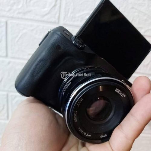 Kamera Bekas Mirrorless Canon M3 Lensa Fix Manual Normal Harga Murah di