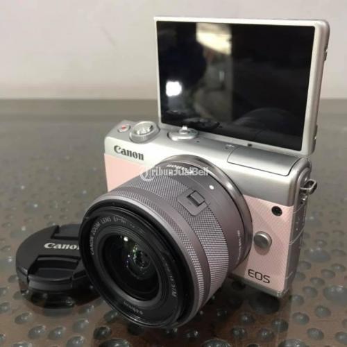 Kamera Bekas Mirrorless Canon EOS M100 Kit Mulus Normal Fullset Harga