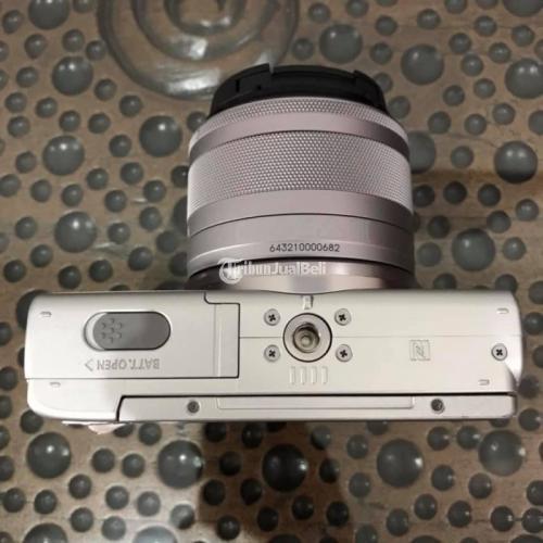 Kamera Bekas Mirrorless Canon EOS M100 Kit Mulus Normal Fullset Harga