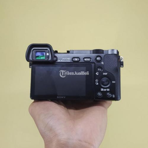 Kamera Bekas Mirrorless Sony A6000 Lensa Fix 33mm Fullset Box Harga