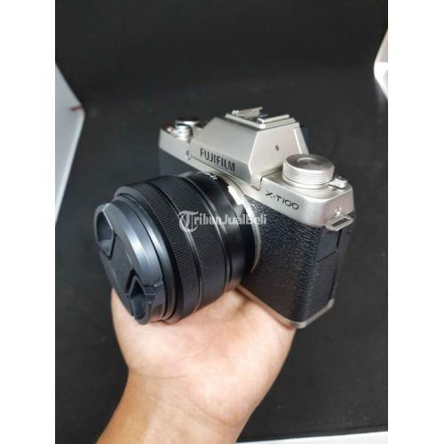 Kamera Mirrorless Bekas Fujifilm XT100 Body Only BO Mulus Normal Harga