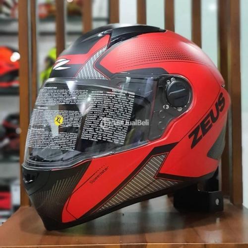 Helm Fullface Zeus 811 Solid dan Grafik Ukuran M, L, XL Harga