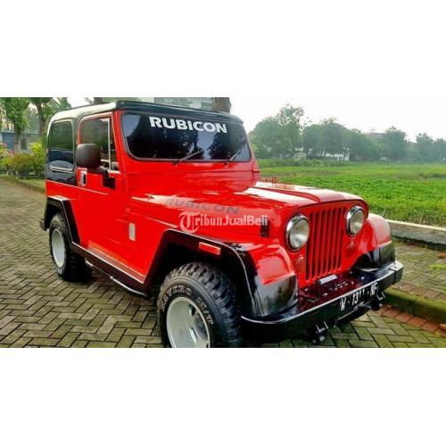 Jeep Cj7 tahun 1985 Asli Diesel Solar 2400 CC AC Dingin Mesin Diesel Plat W Sidoarjo - Sidoarjo