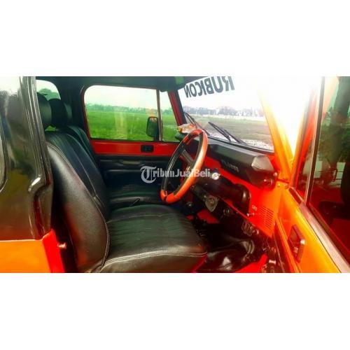 Jeep Cj7 tahun 1985 Asli Diesel Solar 2400 CC AC Dingin Mesin Diesel Plat W Sidoarjo - Sidoarjo