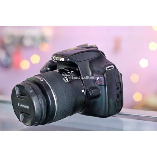 Kamera DSLR Bekas Canon Eos Kiss X50 kit 18di55mm III Normal di