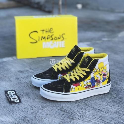 Vans Sk8 Hi The Simpson Sepatu Sneakers New Premium Quality di