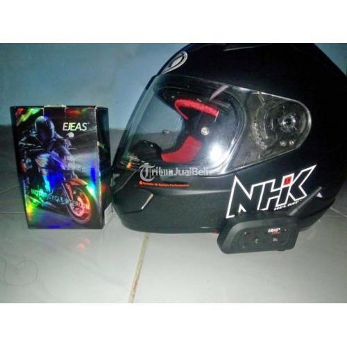 Helm NHK Full Fast Bekas Plus Intercom V6 Pro Normal No Minus Nego Murah - Jakarta