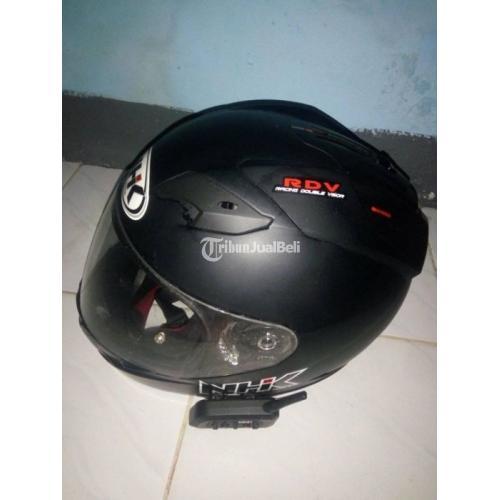 Helm NHK Full Fast Bekas Plus Intercom V6 Pro Normal No Minus Nego Murah - Jakarta