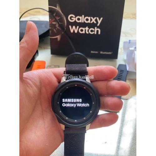 Samsung Galaxy Watch 46mm Silver Bekas Bagus No Minus Baterai