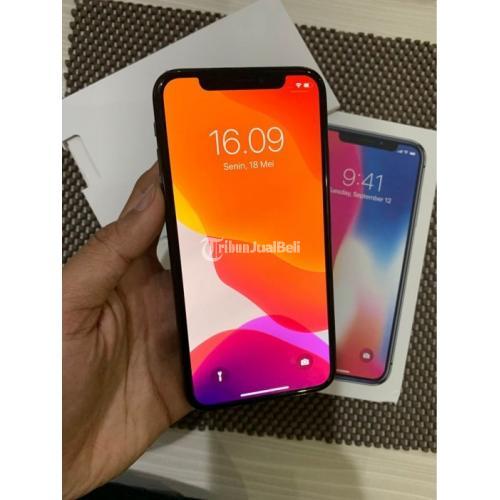 HP Apple iPhone X 64Gb Space Grey Original Fullset Normal - Jogja