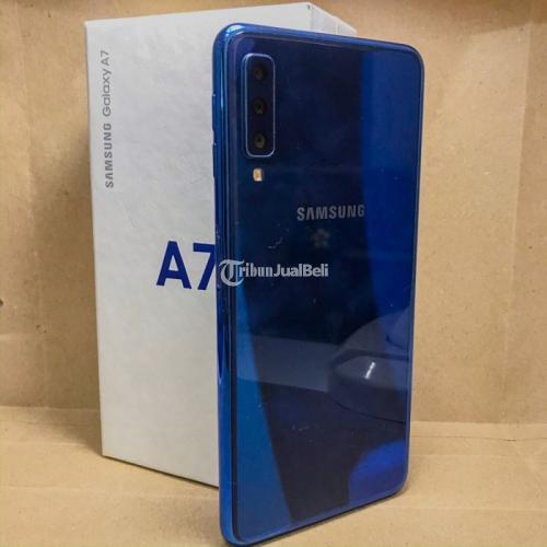HP Samsung Galaxy A7 Blue 6/128GB Bekas Normal Siap Pakai di