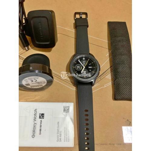 Smartwatch Murah Samsung Galaxy Watch Bekas 42mm Black Like New Garansi