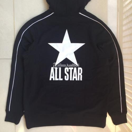 Jaket Converse All Star Hoodie Black BNWT Bekas Bagus Mulus Size M Ori 100 di Surabaya TribunJualBeli