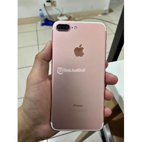 HP Apple iPhone Plus 128GB Rose Gold Ex Singapore Mulus Nominus