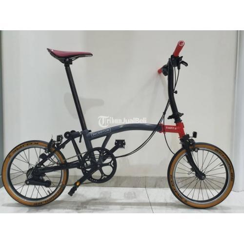 Sepeda Lipat Brompton CHPT3 V1 Bekas Full Ori Lengkap Harga Nego di Surabaya TribunJualBeli