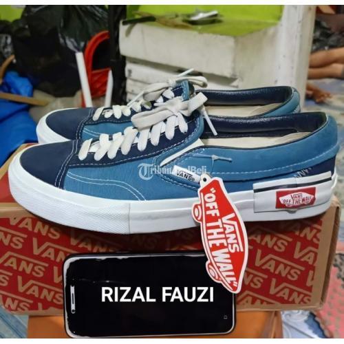 Vans cut outlet and paste blue