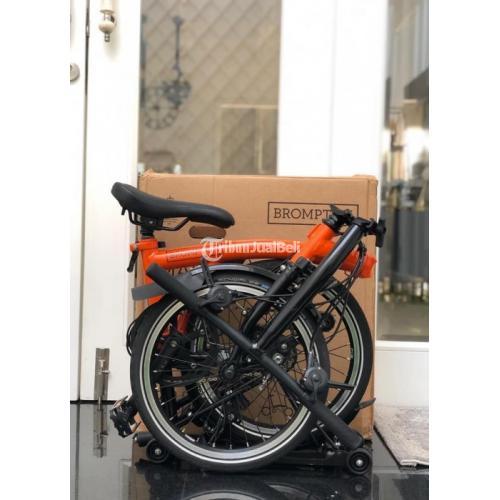 Sepeda Lipat Brompton S6R Orange BE 2019 Dus Ada Sudah Laminating - Jakarta