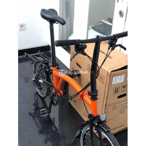 Sepeda Lipat Brompton S6R Orange BE 2019 Dus Ada Sudah Laminating - Jakarta