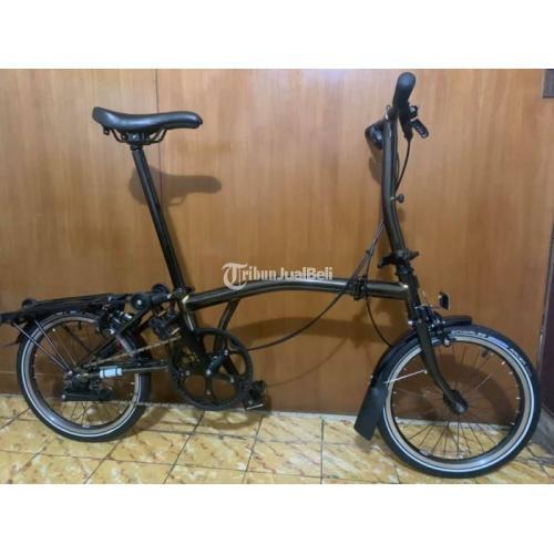 Sepeda Lipat Brompton Black Edition Raw Lacquer S2R Tahun 2018 Second - Jakarta
