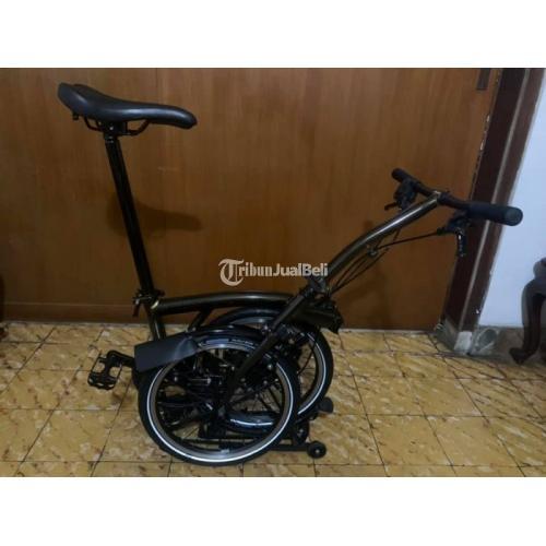Sepeda Lipat Brompton Black Edition Raw Lacquer S2R Tahun 2018 Second - Jakarta