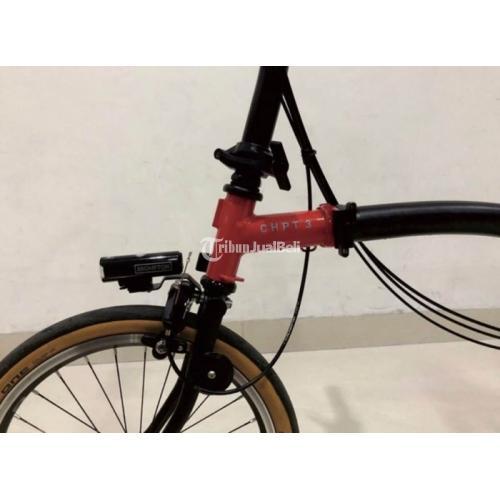 Sepeda Brompton CHPT 3 V2 Beks Tahun 2019 S6EX Seli Lengkap Original - Makassar