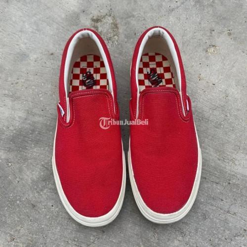 Sepatu vans outlet california merah