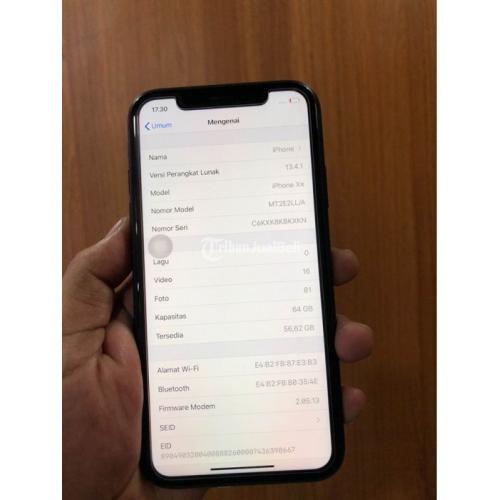 HP Iphone XR 64GB Bekas Warna Grey Lengkap Normal Harga Murah - Sukoharjo