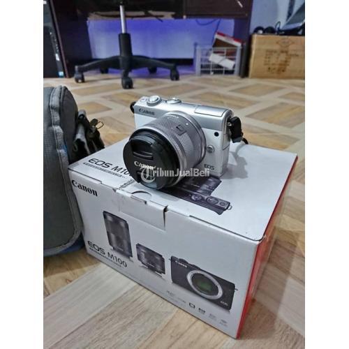 Kamera Mirrorless Murah Canon M100 Bekas Harga Rp 4,3 Juta Lensa Kit Normal - Malang