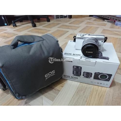 Kamera Mirrorless Murah Canon M100 Bekas Harga Rp 4,3 Juta Lensa Kit Normal - Malang