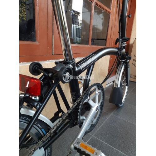 Sepeda Lipat Brompton M6L Black Colour BNIB Fullset Dus Owner