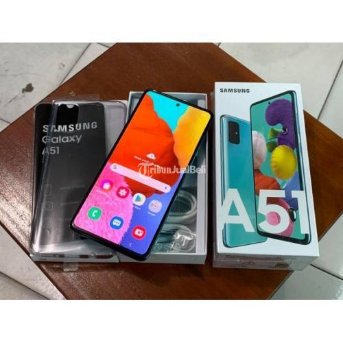 HP Samsung A51 Ram 8/128GB Bekas Fullset Original Like New - Jogja
