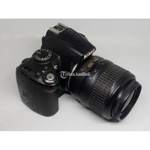 Kamera DSLR Murah Nikon D3000 Bekas Harga Rp 1,1 Juta Lensa Kit Normal - Surabaya