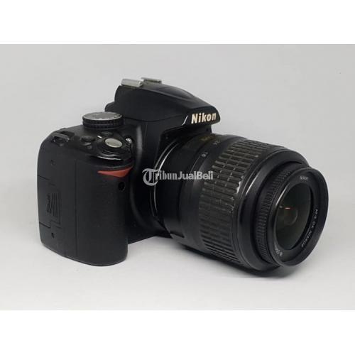 Kamera DSLR Murah Nikon D3000 Bekas Harga Rp 1,1 Juta Lensa Kit Normal - Surabaya