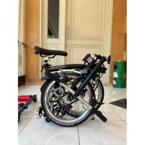 Sepeda Lipat Brompton S6L Black Harga Rp 48 Juta BNIB Plus Dynamo