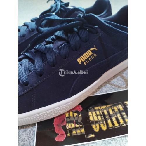 Sepatu Puma Suede Navy Murah Harga Rp 500K Kondisi Baru Size 42 di