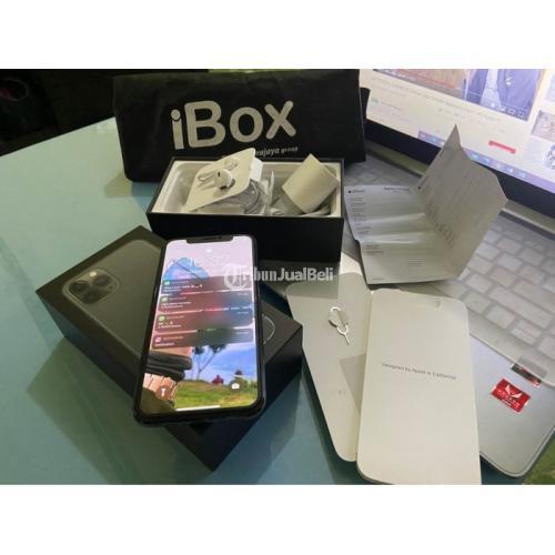 HP Iphone 11 Pro Bekas Harga Rp 19,5 Juta Warna Midnight Green Lengkap