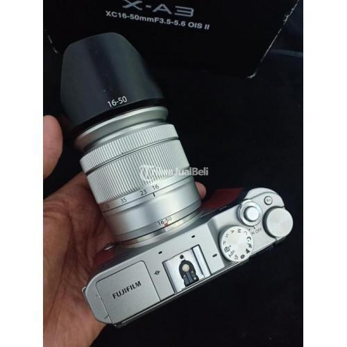 Kamera Mirrorless Fujifilm XA3 Lengkap Box Bekas Normal Harga Murah di